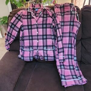 Simply vera 2 piece pajama set size Small in pink and black